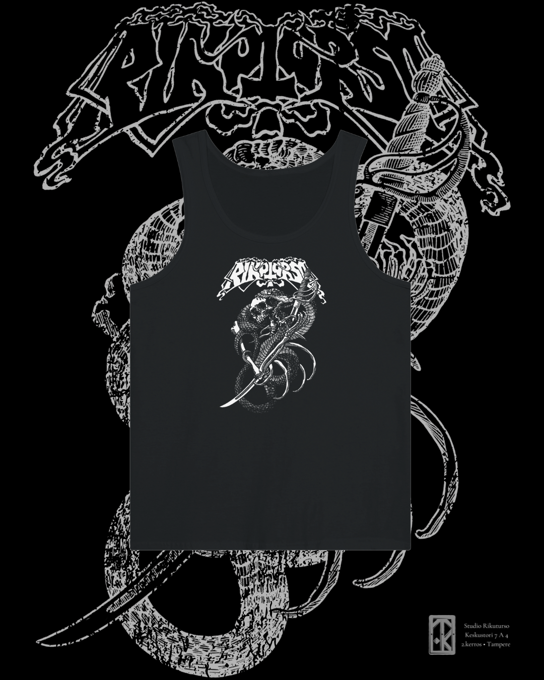Rikuturso shop "Käärme" Tanktop